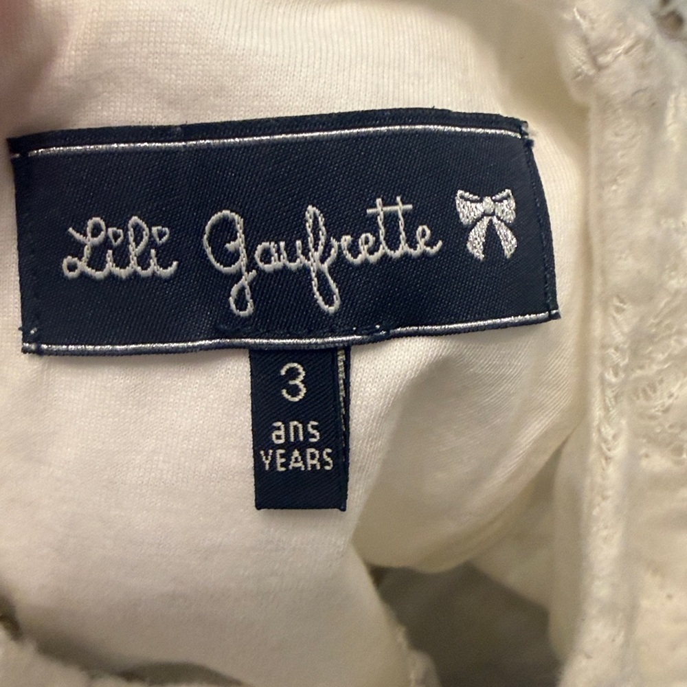 Lili Gaufrette Cream and Gold Formal Dress - Picture 3 of 5